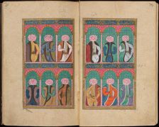 Sultan portraits. From "Key to the comprehensive divination (Tercüme-i Miftah-i Cifrü'l-Cami)", 1747 Creator: Anonymous ()