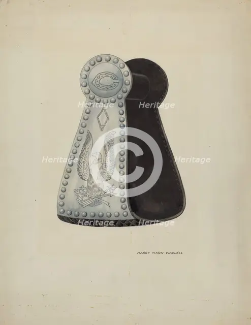 Sultan's Stirrup, c. 1937. Creator: Eva Fox.