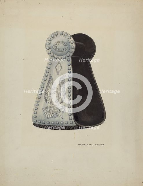 Sultan's Stirrup, c. 1937. Creator: Eva Fox.