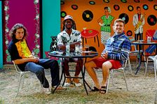 Sultan Stevenson Trio, Verdict Jazz Club, Brighton, East Sussex, 6 Aug 2022. Creator: Brian O'Connor