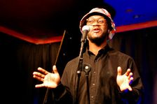 Sultan Stevenson, Sultan Stevenson Trio, Verdict Jazz Club, Brighton, East Sussex, 6 Aug 2022. Creator: Brian O'Connor