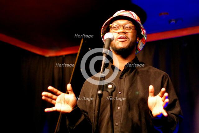 Sultan Stevenson, Sultan Stevenson Trio, Verdict Jazz Club, Brighton, East Sussex, 6 Aug 2022. Creator: Brian O'Connor.