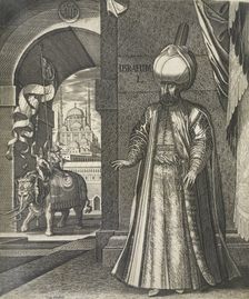 Sultan Suleiman I the Magnificent. Artist: Lorch, Melchior (1527–1588)
