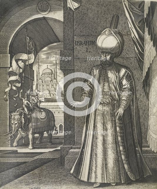 Sultan Suleiman I the Magnificent. Artist: Lorch, Melchior (1527–1588)