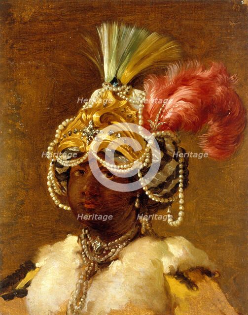 Sultane noire, 1748. Creator: Joseph-Marie Vien the Elder.