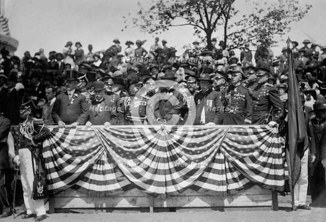 Sulzer reviews G.A.R., 1913. Creator: Bain News Service.