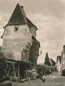 Sulzfeld a. Main - Town Wall 1931. Artist: Kurt Hielscher