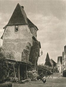 Sulzfeld a. Main - Town Wall 1931. Artist: Kurt Hielscher
