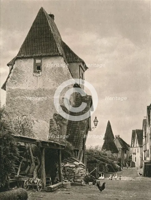 'Sulzfeld a. Main - Town Wall', 1931. Artist: Kurt Hielscher.