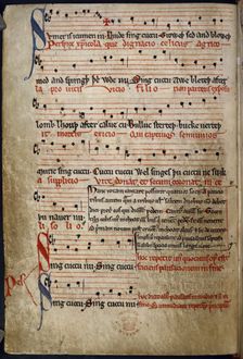 Sumer is icumen in mid 13th century. Creator: Unknown