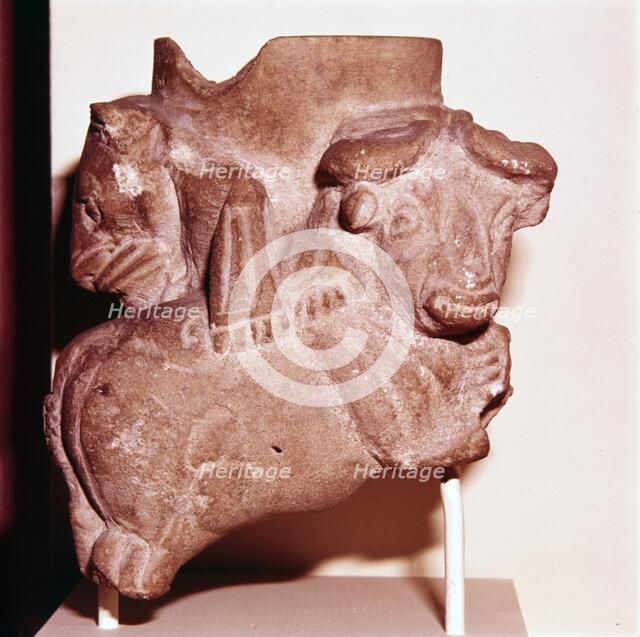 Sumerian Libartion Vase from Uruk (Warka), Southern Iraq, c2900 BC. Artist: Unknown.