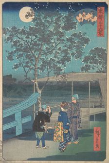 Sumidagawa, Mimeguri, 3rd month dragon year 1868., 3rd month dragon year 1868. Creator: Ando Hiroshige