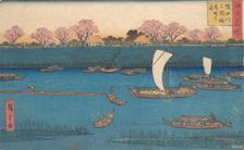Sumidagawa Mimeguri Hana Zakari no Kei. Creator: Utagawa Hiroshige II