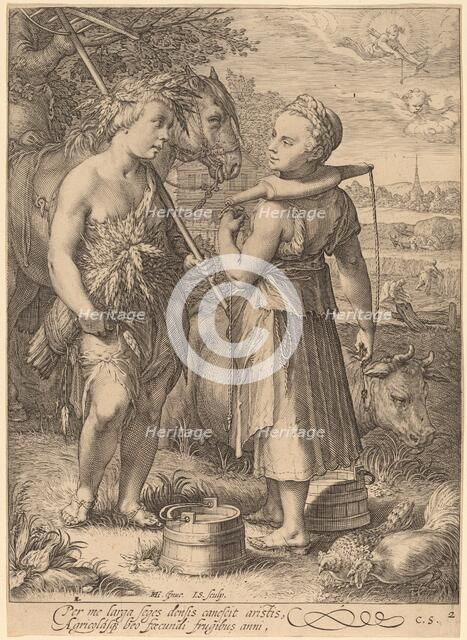 Summer, 1601. Creator: Jan Saenredam.