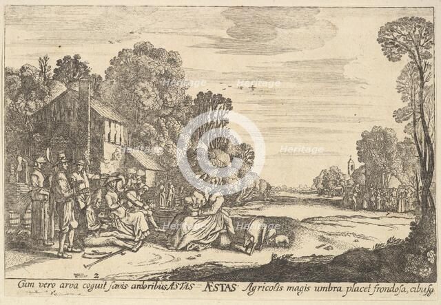 Summer, 1629. Creator: Wenceslaus Hollar.