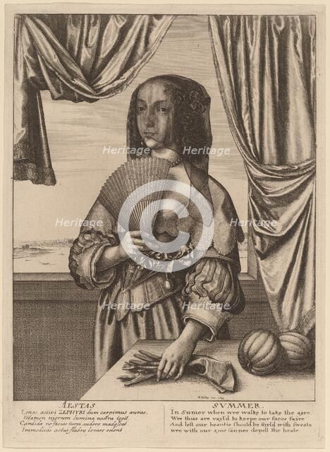 Summer, 1641. Creator: Wenceslaus Hollar.