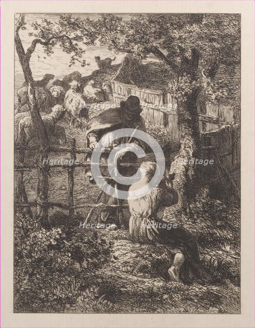 Summer, 1864. Creator: Charles Emile Jacque.