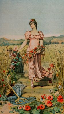 Summer, 1889. Creator: Narciso Méndez Bringa