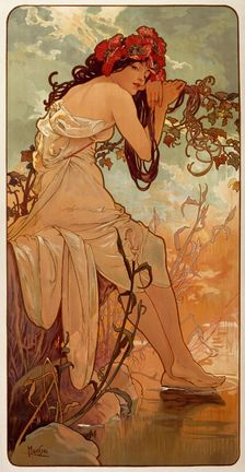 Summer 1896. Artist: Alphonse Mucha