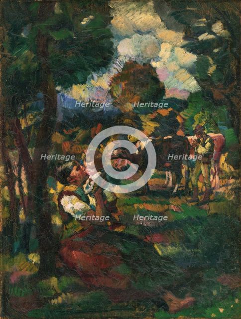 Summer, 1926. Creator: Gustav Mally.