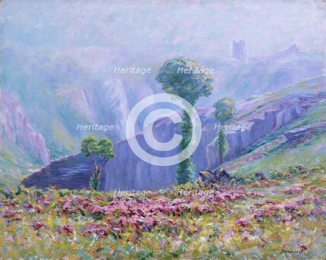 'Summer mist, Valley of La Creuse', 1880-1940. Creator: Wynford Dewhurst.