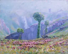 Summer mist, Valley of La Creuse 1880-1940. Creator: Wynford Dewhurst