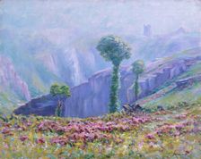 Summer mist, Valley of La Creuse 1880-1940. Creator: Wynford Dewhurst