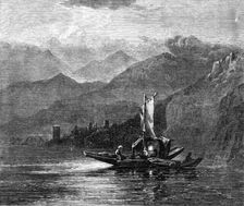 "Summer Moonlight on the Lake of Orta," by Harry Johnson, 1870. Creator: William James Palmer