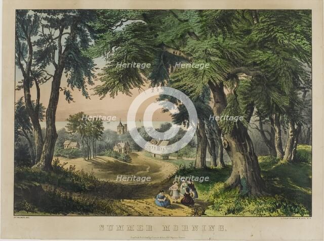 Summer Morning, 1862. Creator: Frances Flora Bond Palmer.