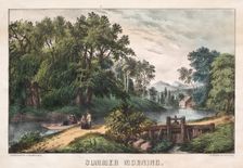 Summer Morning, c. 1838-72. Creator: James Merritt Ives (American, 1824-1895), and ; Nathaniel Currier (American, 1813-1888)