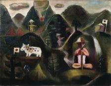 Summer Mountains, 1927. Creator: Koga, Harue (1895-1933)