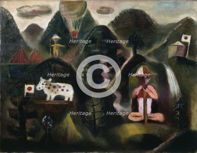 Summer Mountains, 1927. Creator: Koga, Harue (1895-1933).