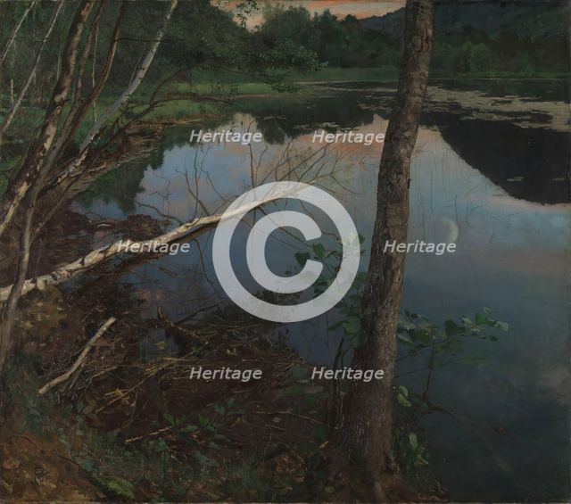 Summer Night, 1886. Creator: Eilif Peterssen.