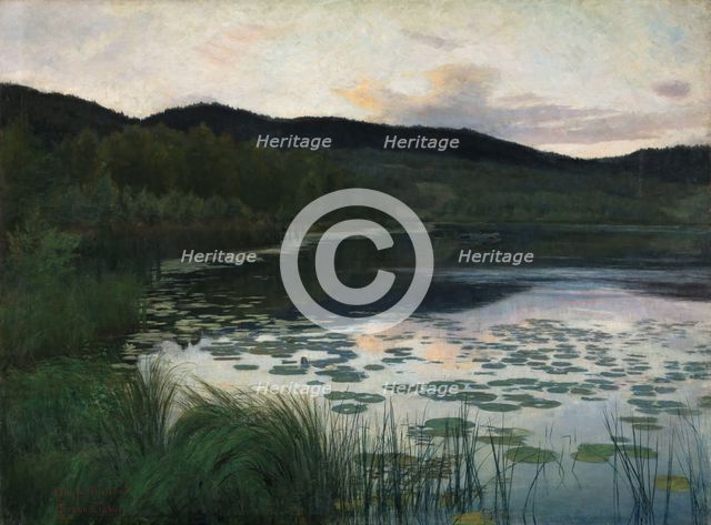Summer Night, 1886. Creator: Kitty Lange Kielland.