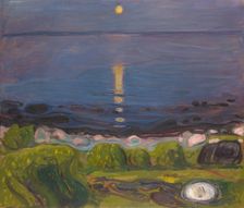 Summer night on the beach, 1902-1903
