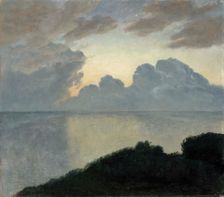 Summer Night by the Sea, Tisvilde, 1900. Creator: Viggo Christian Frederik Vilhelm Pedersen