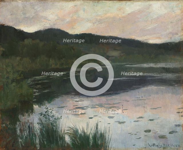 Summer Night. Study, 1886. Creator: Kitty Lange Kielland.