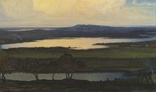 Summer Night. Study, late 19th-early 20th century. Creator: Otto Hesselbom