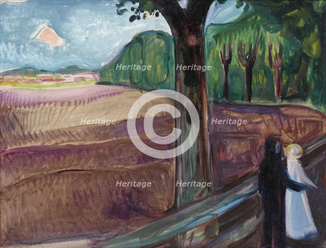 Summer Night (Sommernatt), 1917. Artist: Munch, Edvard (1863-1944)