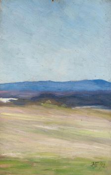 Summer Night, Telemark, 1892. Creator: Halfdan Egedius