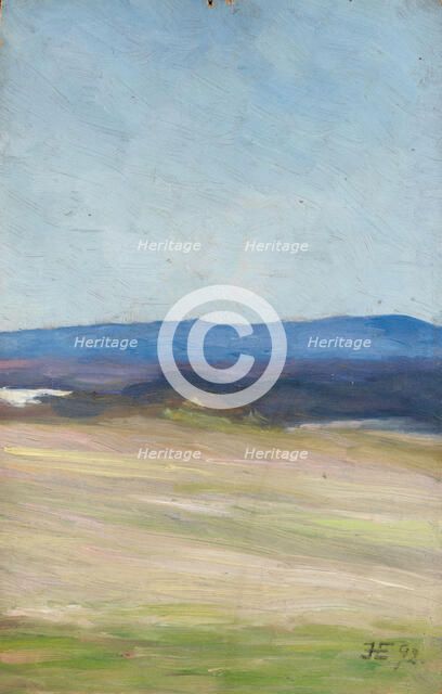 Summer Night, Telemark, 1892. Creator: Halfdan Egedius.