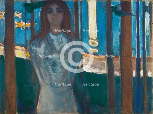 Summer Night. The Voice. Artist: Munch, Edvard (1863-1944)