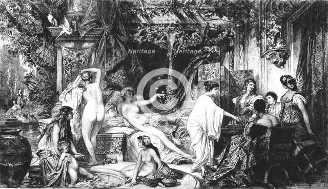 'Summer', after Hans Makart', c1880-83. Creator: W Unger.