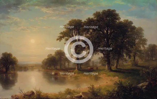 Summer Afternoon, 1865. Creator: Asher Brown Durand.