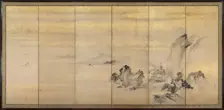 Summer and Winter Landscapes (one of a pair), 1600s. Creator: Kano Naonobu (Japanese, 1607-1650)