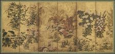 Summer and autumn flowers, Edo period, 17th century. Creator: Unknown