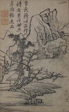 Summer and Paulownia Tree (A Page from the Jie Zi Yuan). Creator: Unknown