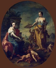 Summer and Spring, 1747. Creator: Anton Kern