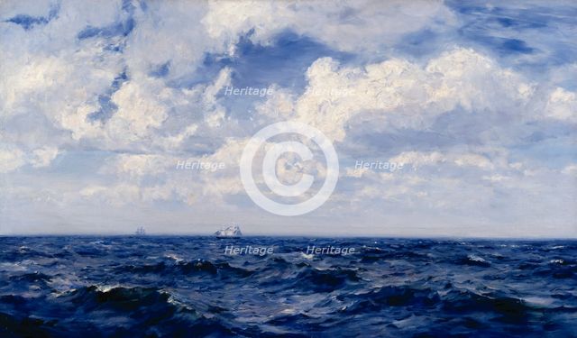 Summer Breeze in the Channel, 1893. Creator: Henry Moore.