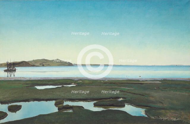 Summer day at Roskilde Fjord, 1900. Creator: Ring, Laurits Andersen (1854-1933).